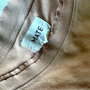 MATE the Label rose colored perfect condition organic cotton tee